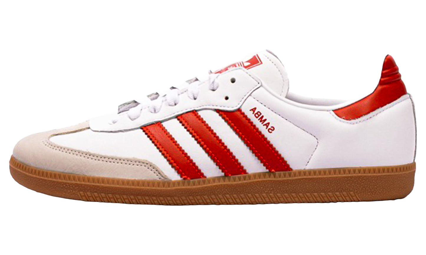 Adidas Samba OG WMNS "Off White Semi Lucid Red Gum" KI2704