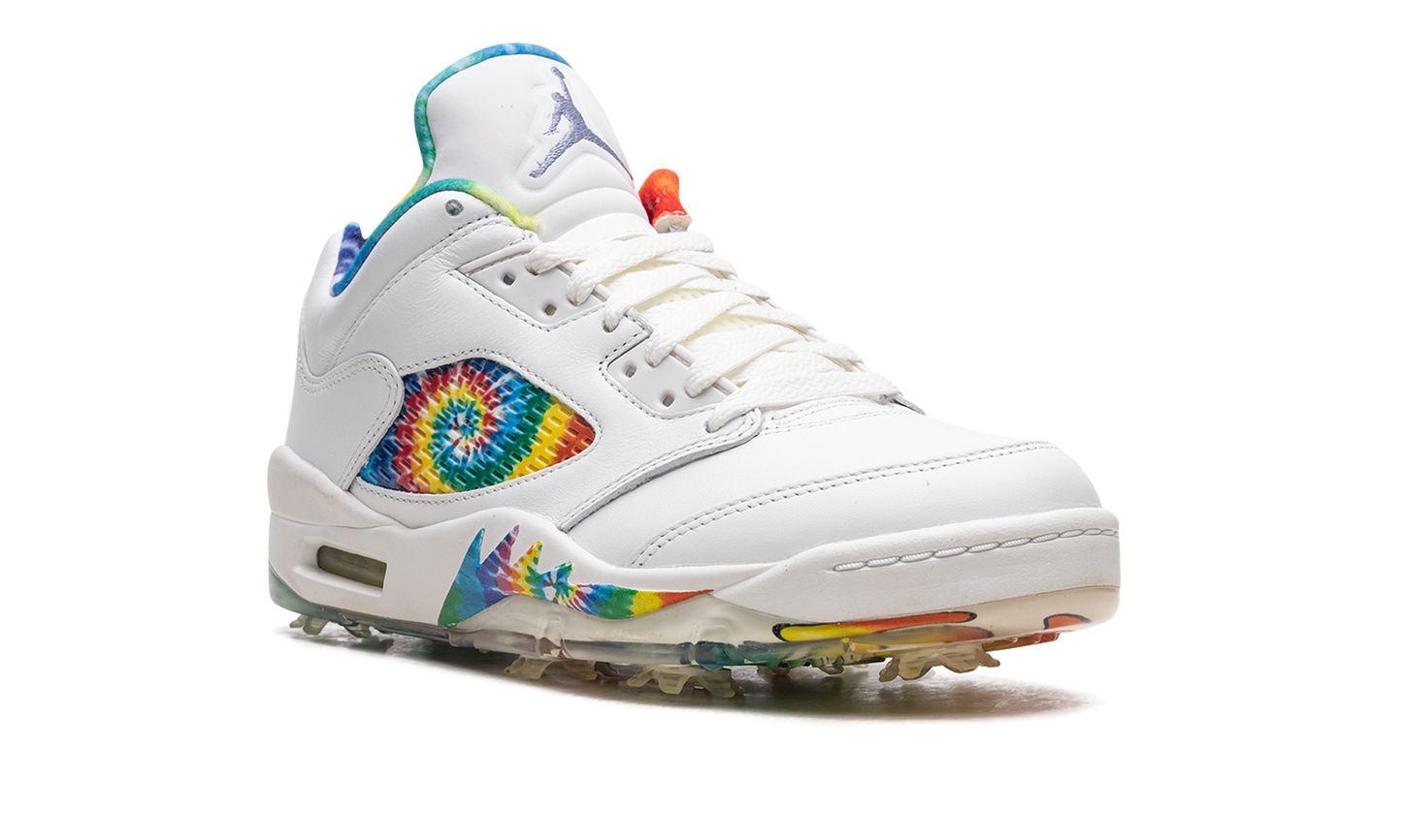 Air Jordan 5 Low Golf Peace, Love, and Golf CW4205 100