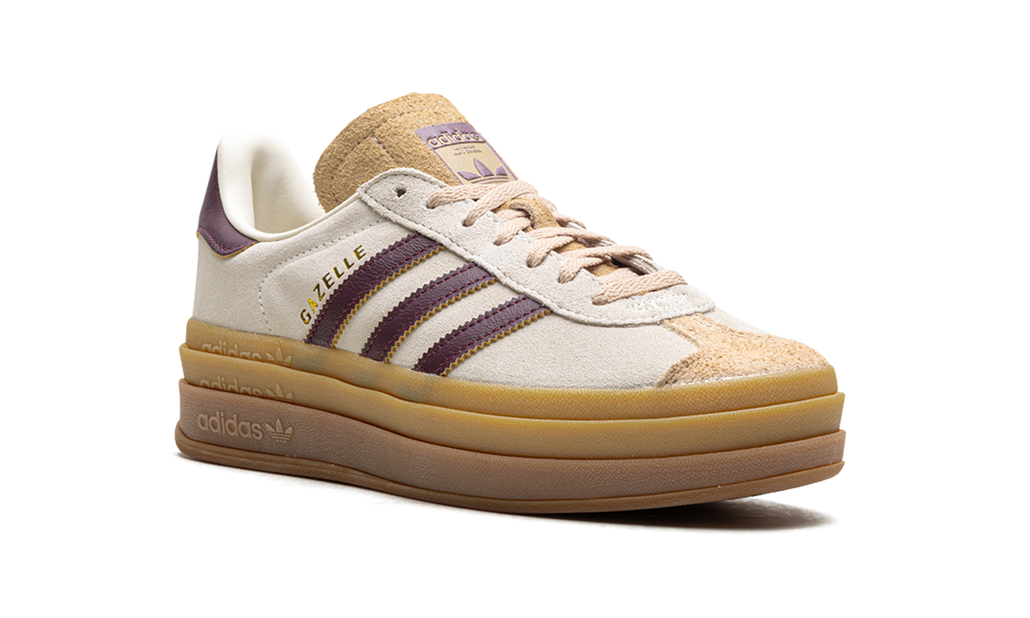 Adidas Gazelle WMNS "Cream White Maroon" JQ5127