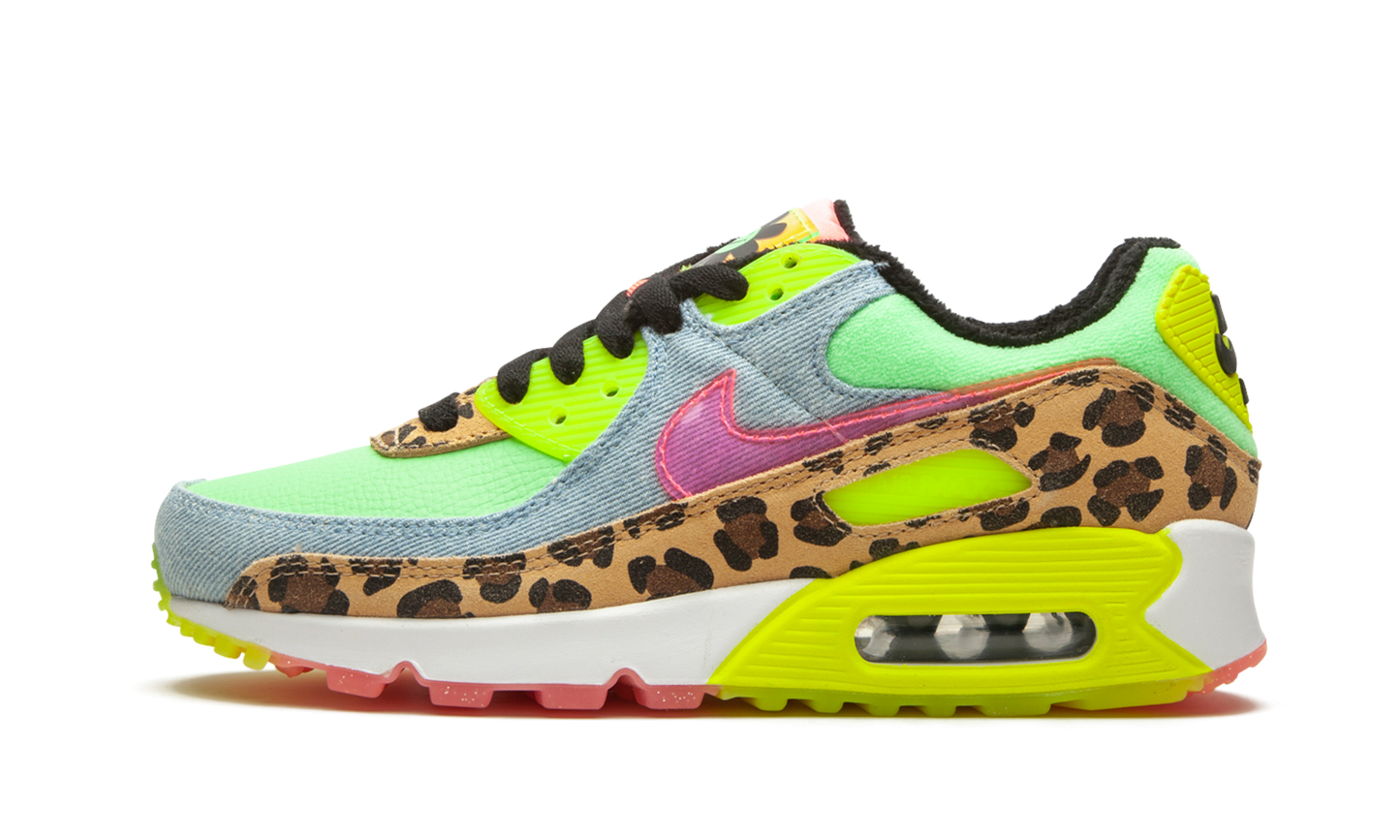 Nike W Air Max 90 LX "Denim Leopard Print" CW3499 300