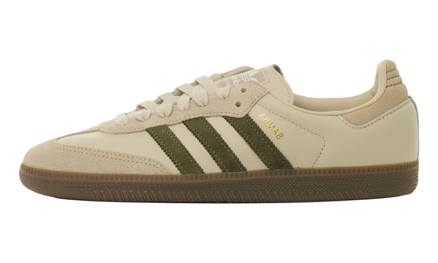Adidas Samba OG "Aluminum Dark Khaki" JR0893
