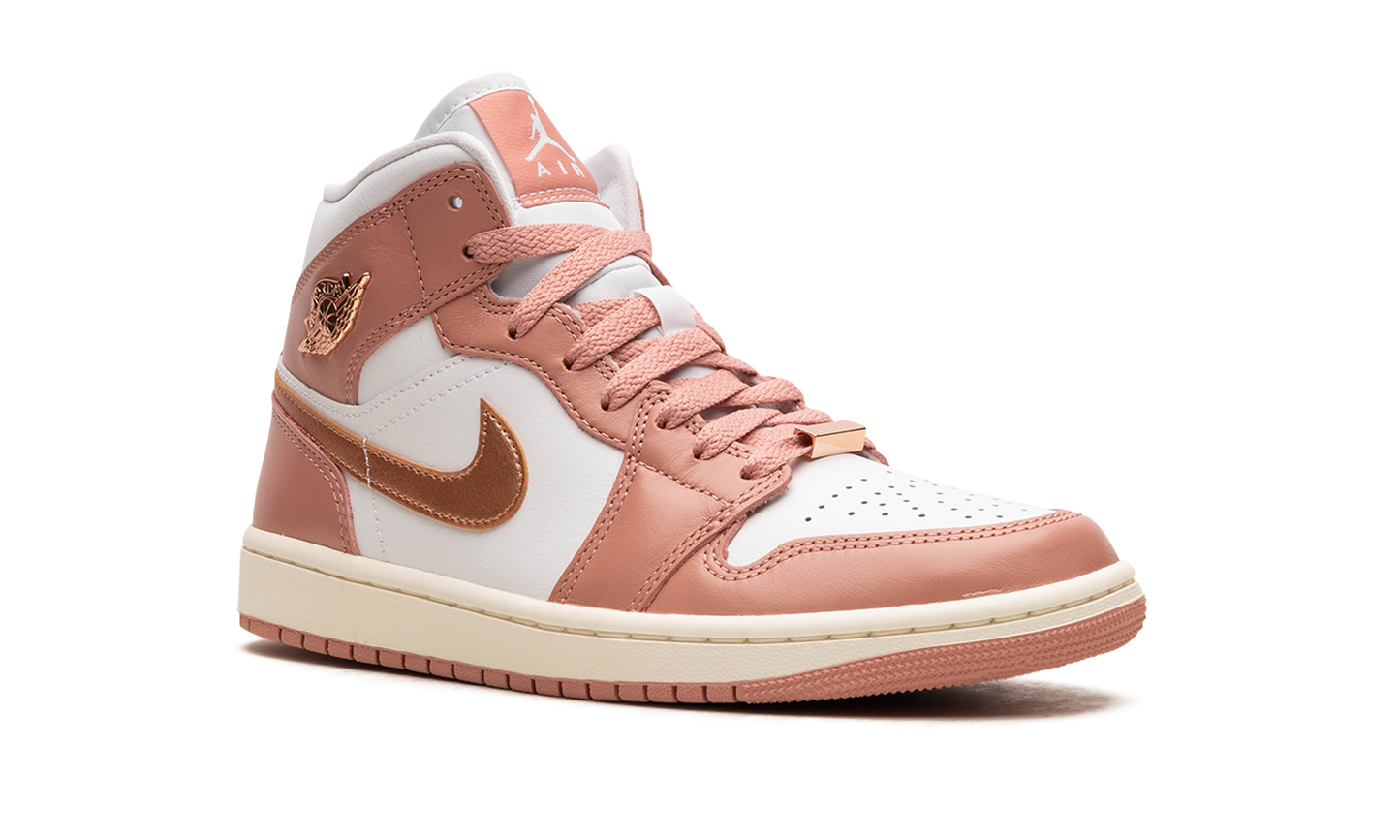 AIR JORDAN 1 MID WMNS RED STARDUST FB9892 670