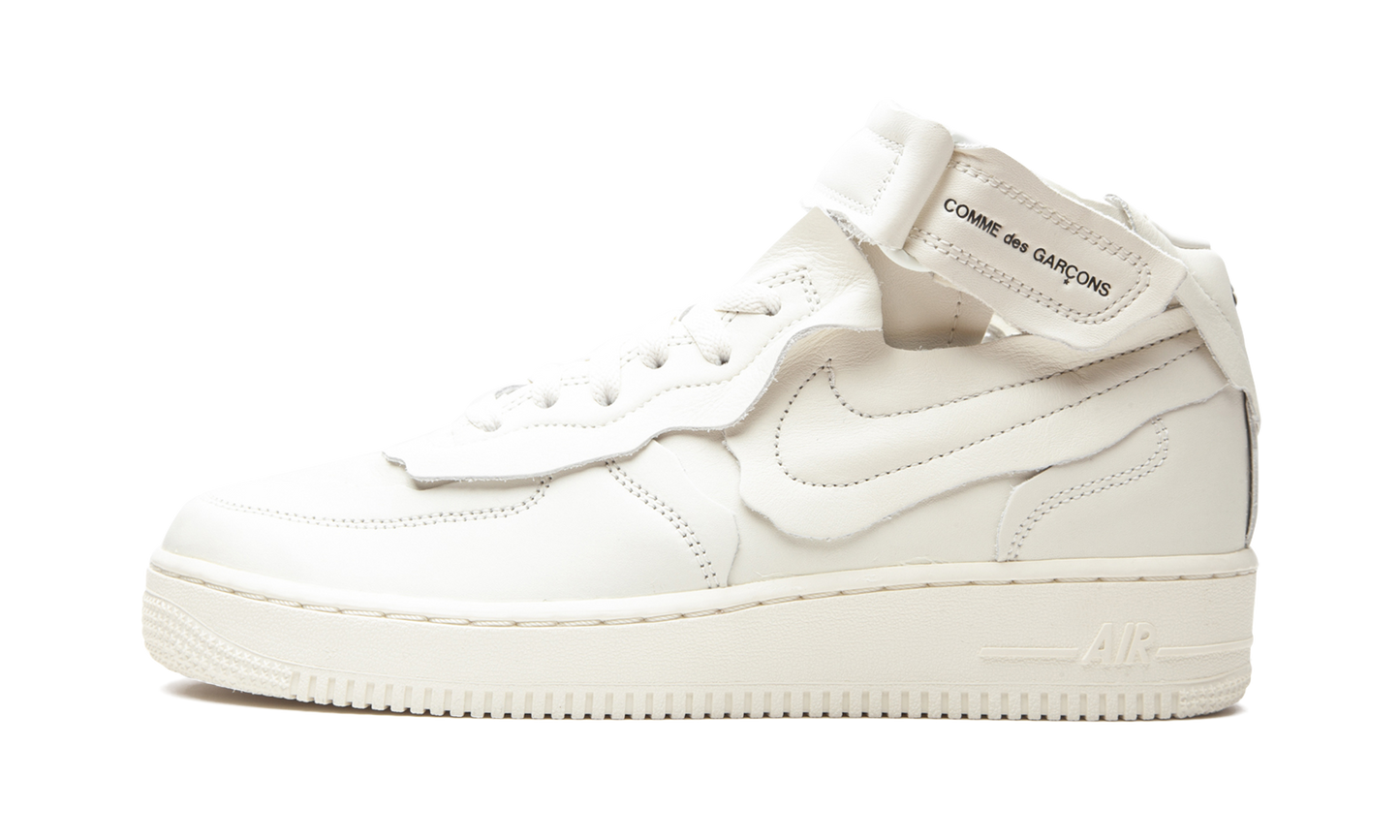 Nike Air Force 1 Mid "Comme des Garcons White"