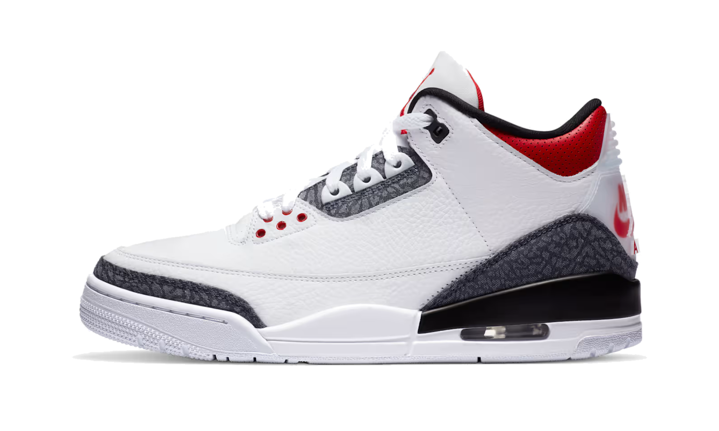 Air Jordan 3 Retro SE Fire Red Denim (2020) CZ643 100