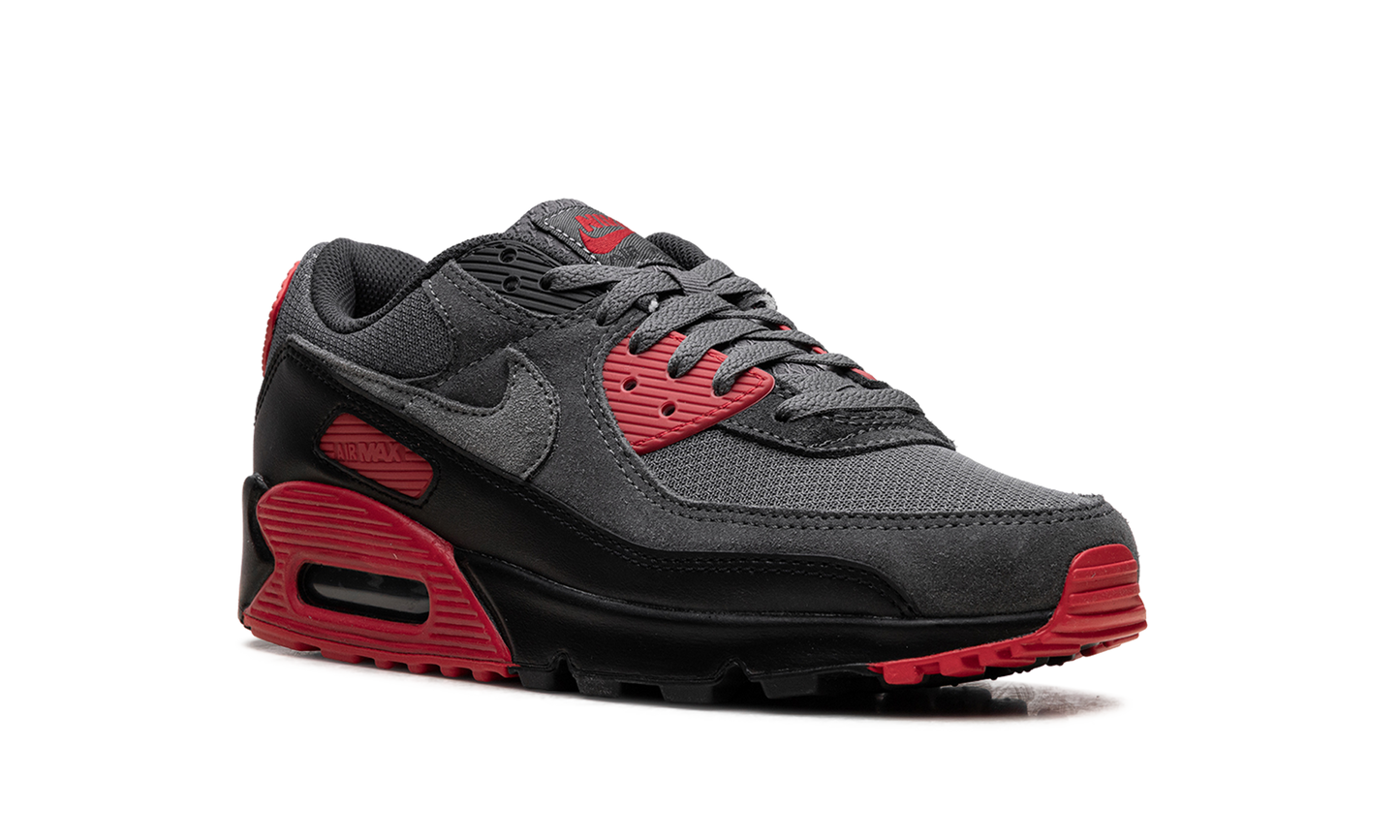 Nike Air Max 90 "Smoke Grey Fire Red" DM0029 007
