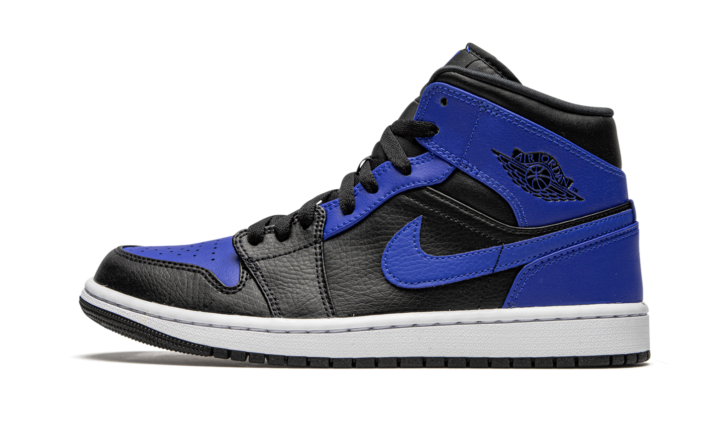 Air Jordan 1 Mid Hyper Royal 554724 077