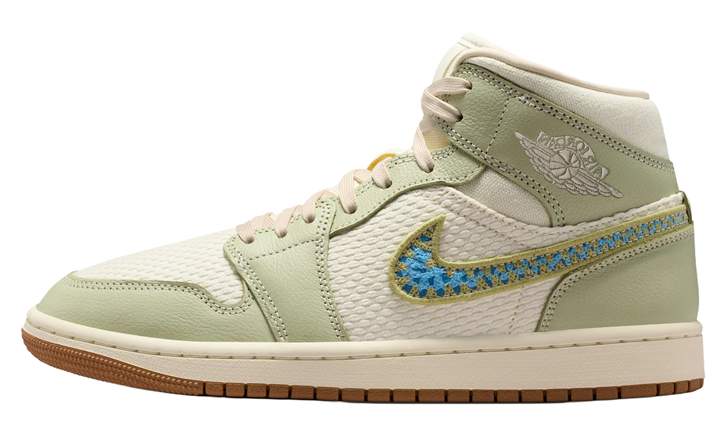 Air Jordan 1 Mid SE WMNS Olive Aura II0570 302