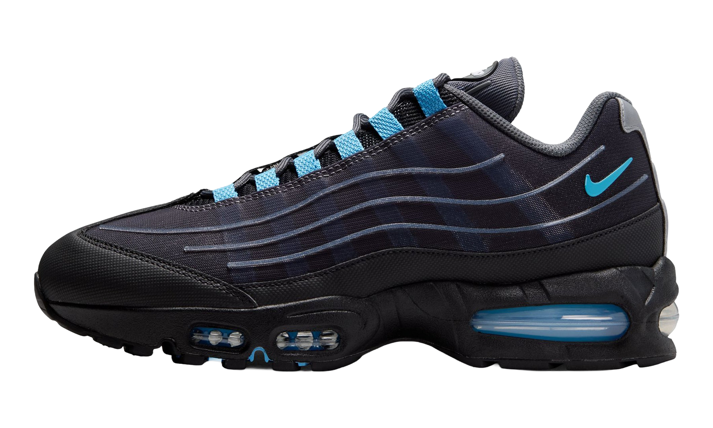 Nike Air Max 95 Big Bubble Tech "Black / University Blue" IH7853 002