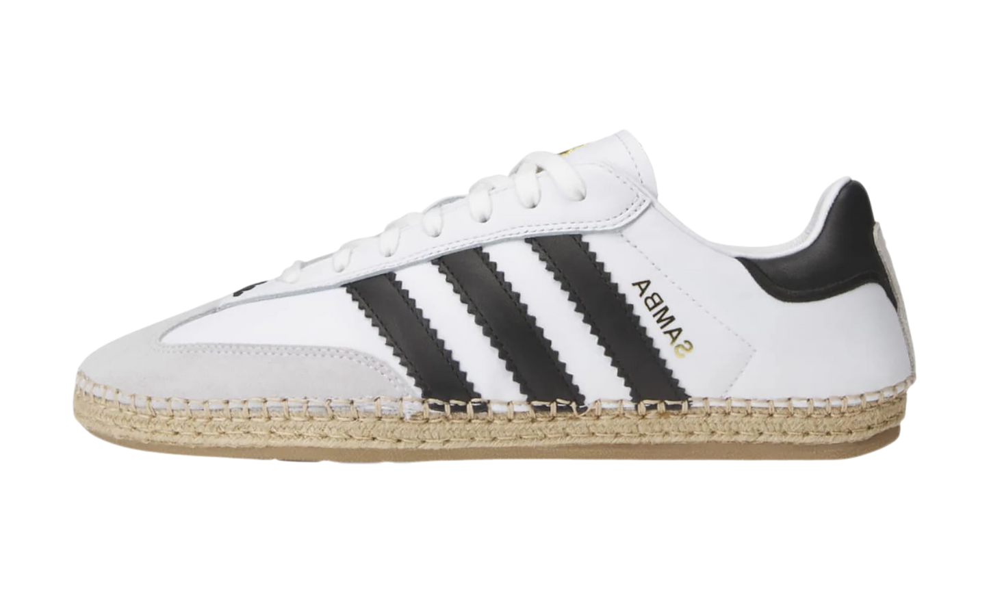 Adidas Samba Espadrille "CLOT - White / Black" KJ0274