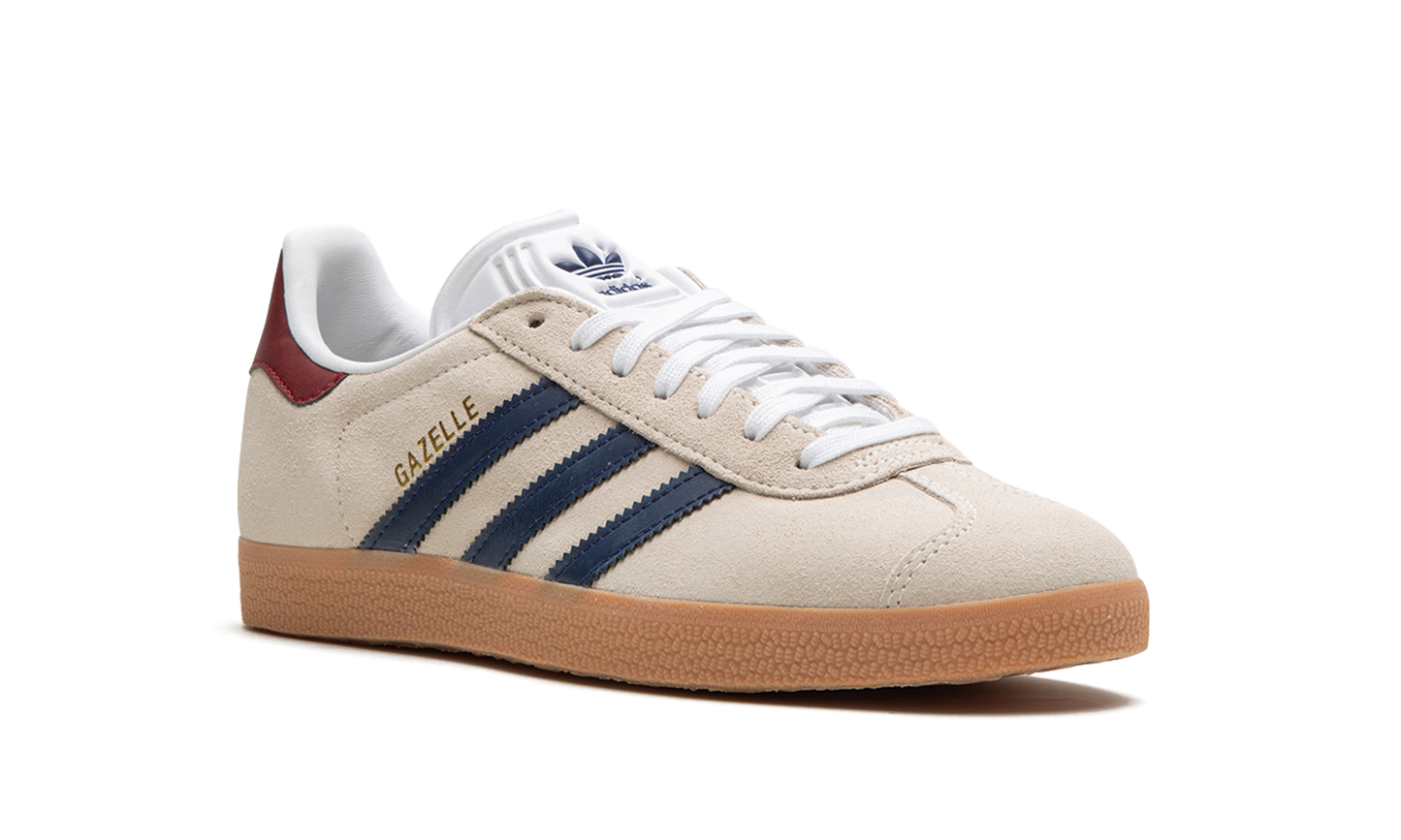 Adidas Gazelle "Off White / Dark Blue / Gum" IE0546