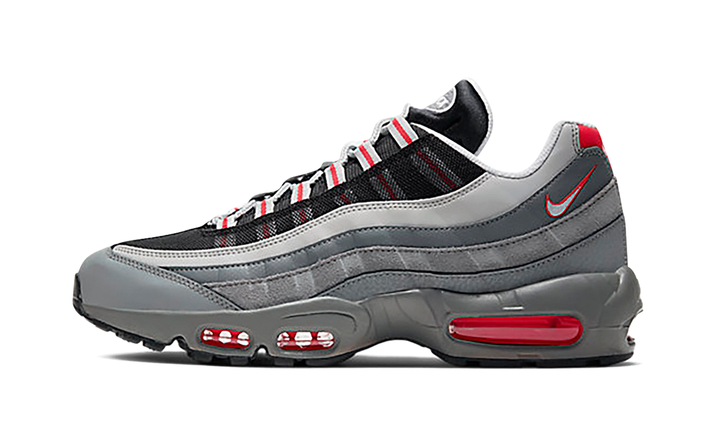 Nike Air Max 95 Essential "Particle Grey / Track Red" CI3705 600