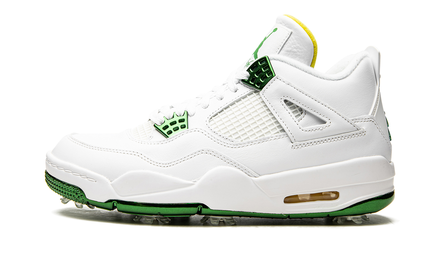 Air Jordan 4 Retro Golf Metallic Green CZ2439 100