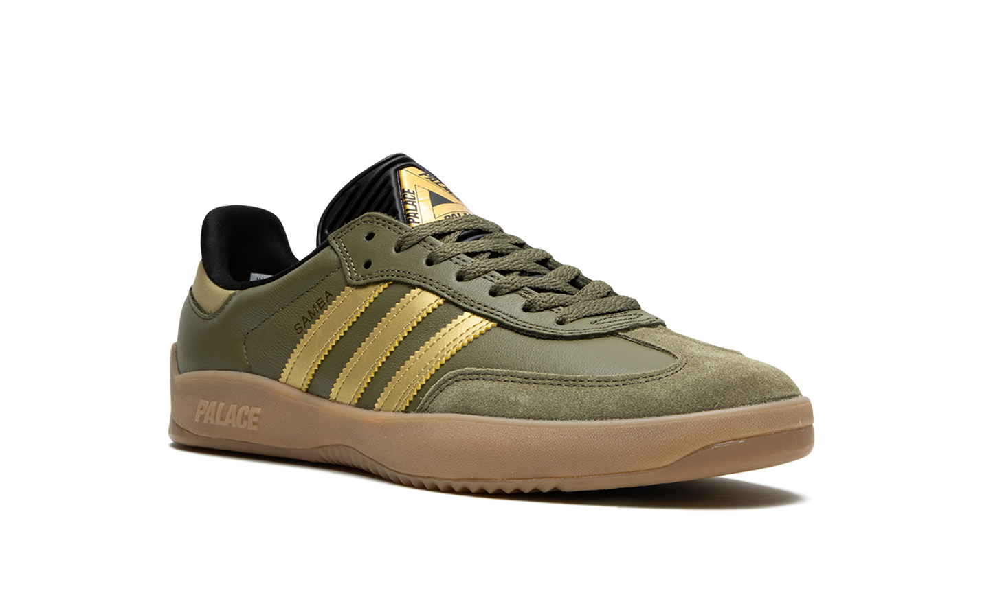 Adidas Puig Samba "Palace - Olive Gold" HQ6100