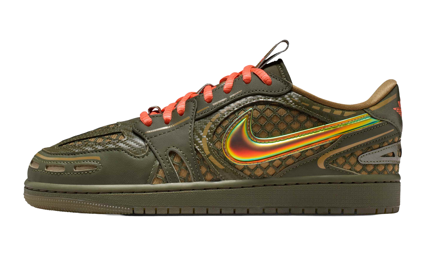 Jordan 1 Low Method of Make V3 WMNS Brown Kelp Cargo Khaki HQ2186-300