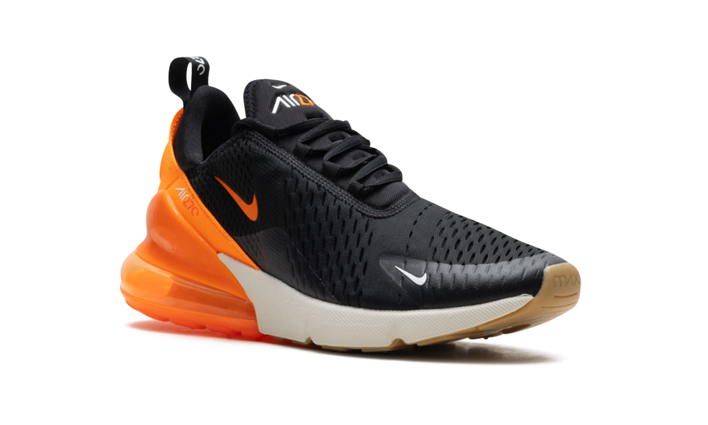 Nike Air Max 270 "Black/Total Orange-Bright Crimson" AH8050 030