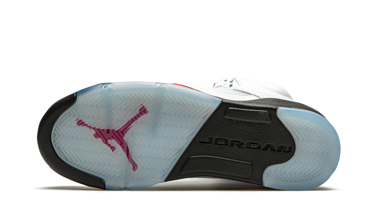 Air Jordan 5 Retro GS Fire Red Silver Tongue 440888 102