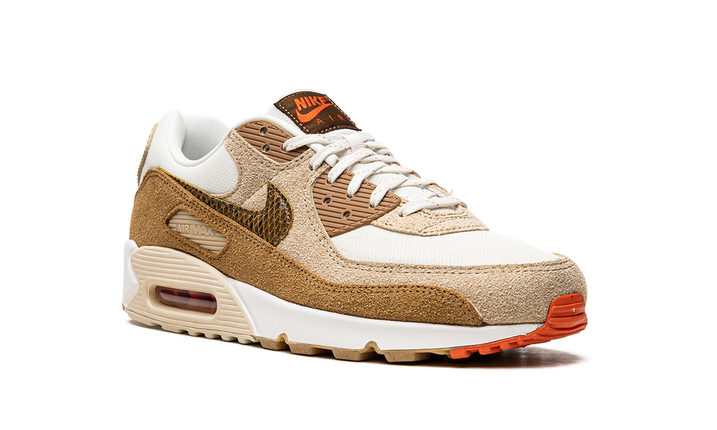 Nike AIR MAX 90 WMNS "Pale Ivory Snakeskin Swoosh" DX9502 100