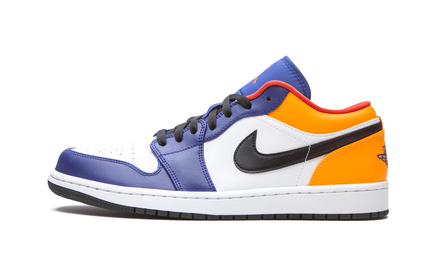 Air Jordan 1 Low Deep Royal / Yellow 553558 123
