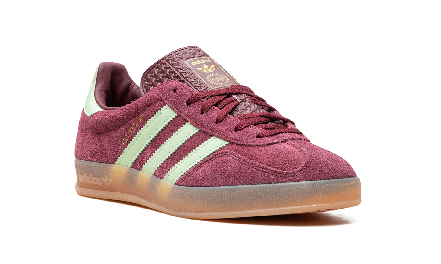 Adidas Gazelle Indoor "Shadow Red Semi Spark Green" IH7487