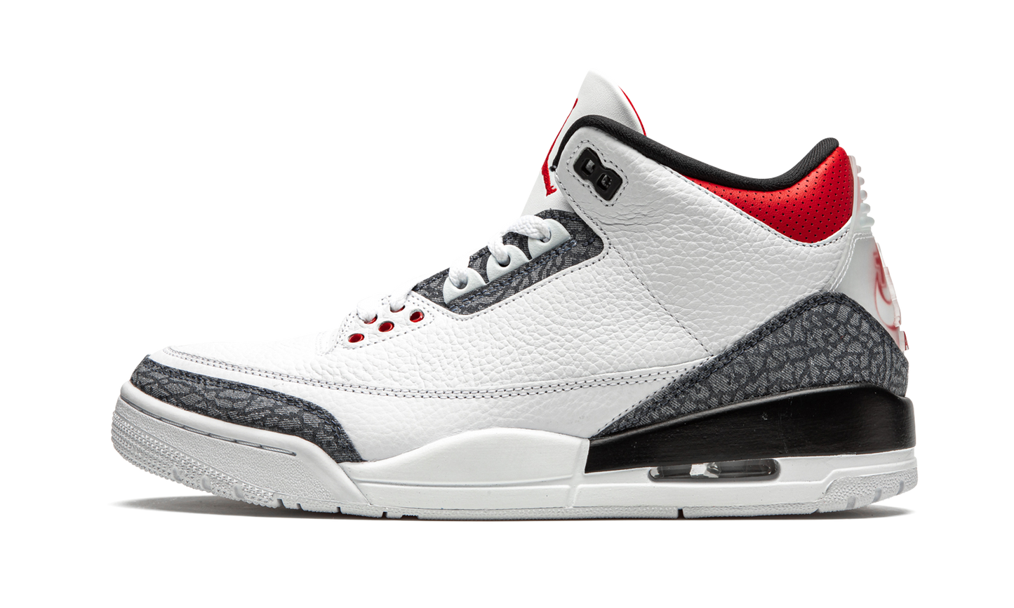 Air Jordan 3 Retro SE-T Denim Japan Exclusive - Fire Red CZ6433 100