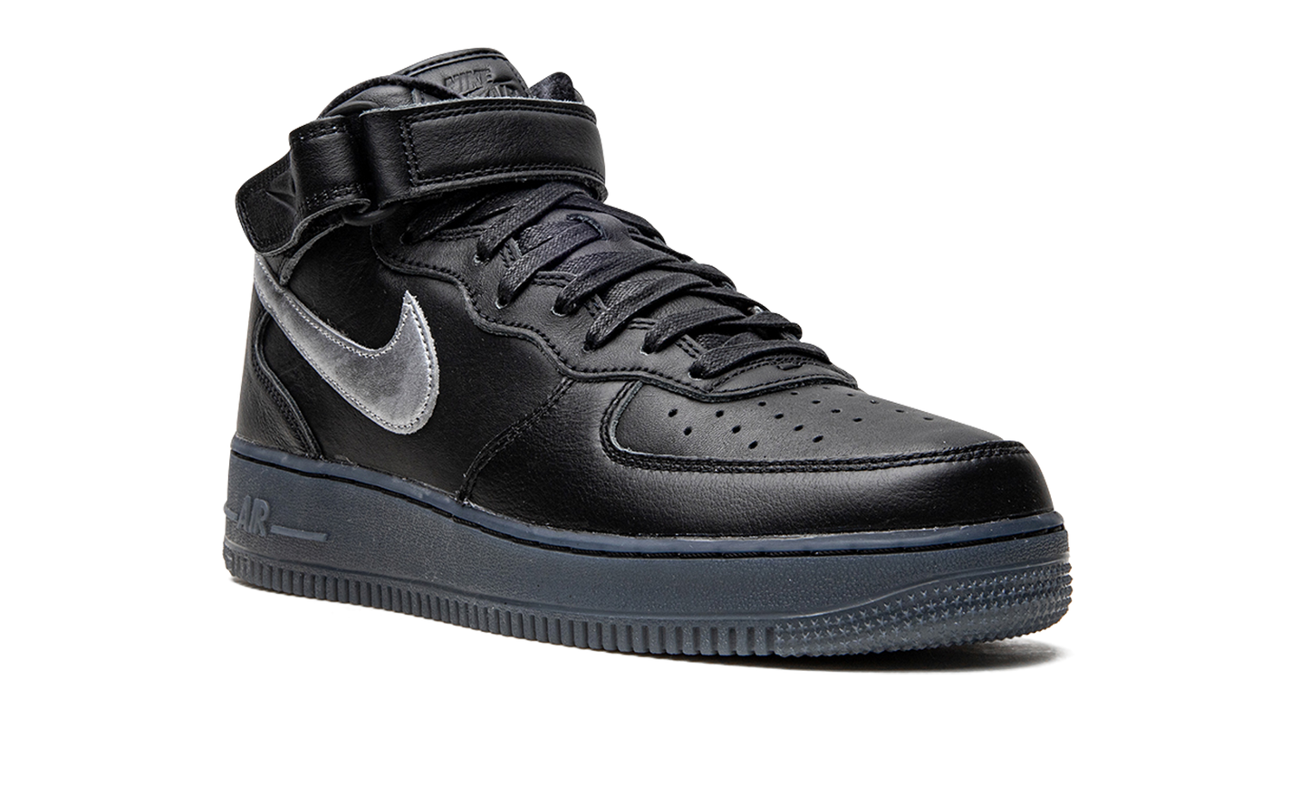 Nike Air Force 1 Mid "Black / Metallic Silver" DX3061 001