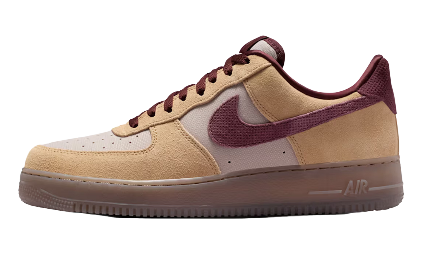 Nike Air Force 1 Low '07 Premium "Linen Moon Particle Burgundy" IQ3408 286