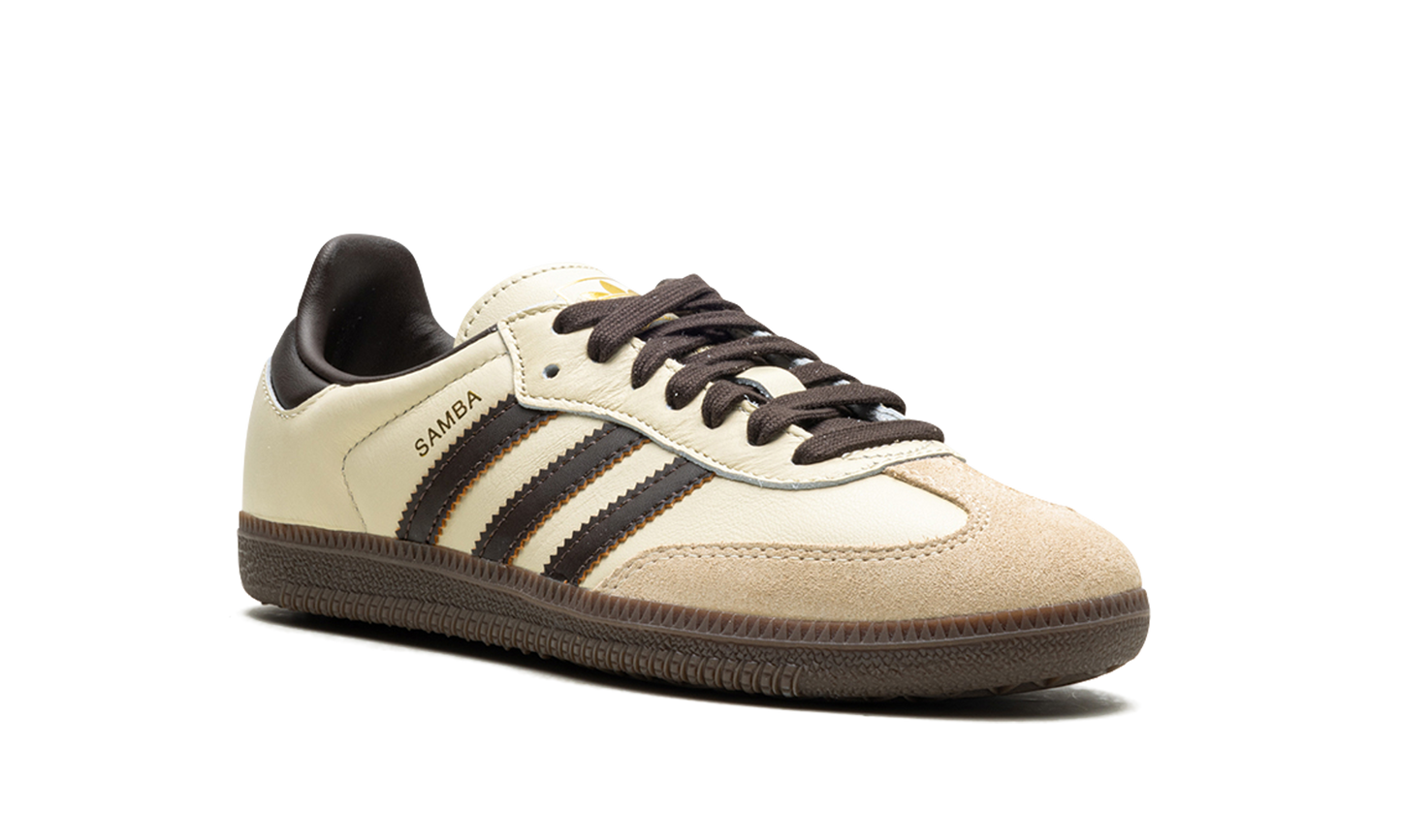 Adidas Samba OG "Cream White / Dark Brown" JR2660
