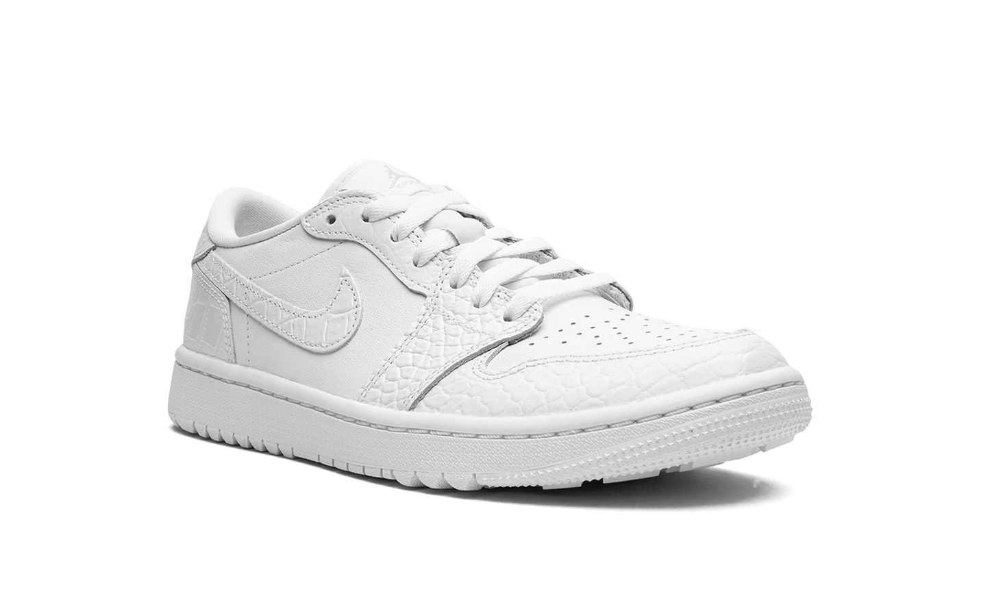 Air Jordan 1 Retro Low Golf White Croc DD9315 110