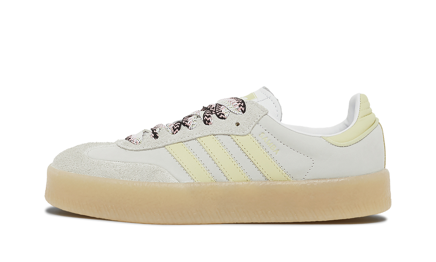 Adidas Sambae WMNS "White Grey Powder Yellow" JI2739