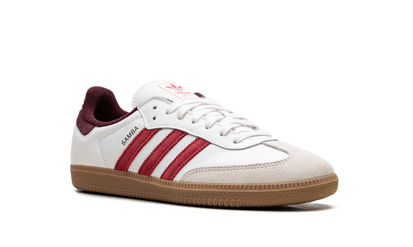 Adidas Samba OG "Core White Better Scarlet" JI3201