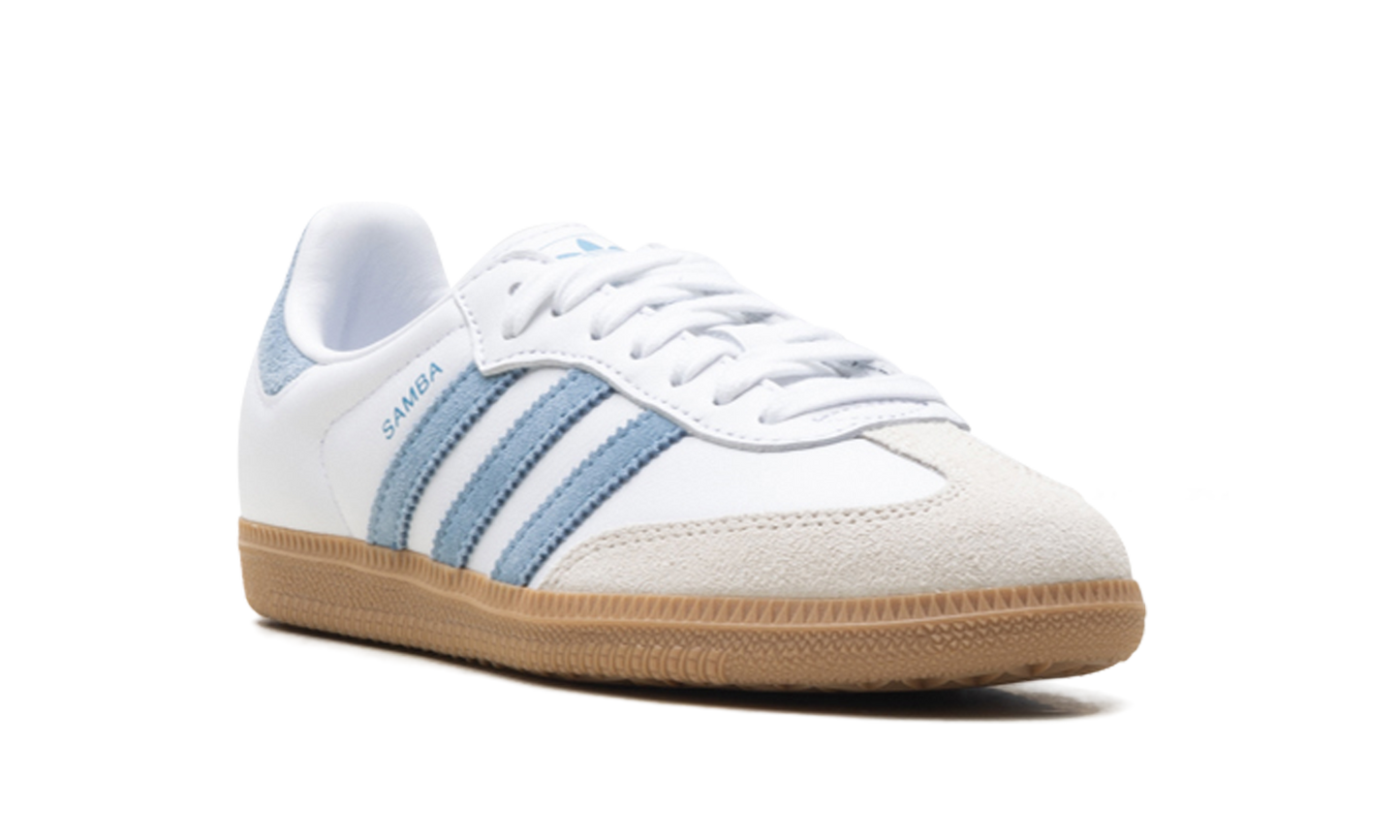 Adidas Samba OG WMNS "White / Ash Blue" JS1391