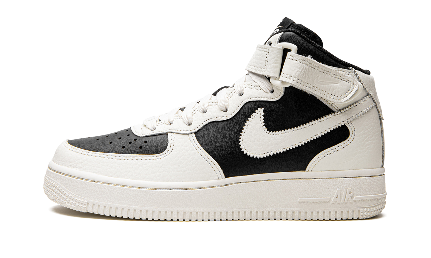Nike AIR FORCE 1 '07 MID MNS WMNS Black Sial DV2224 001