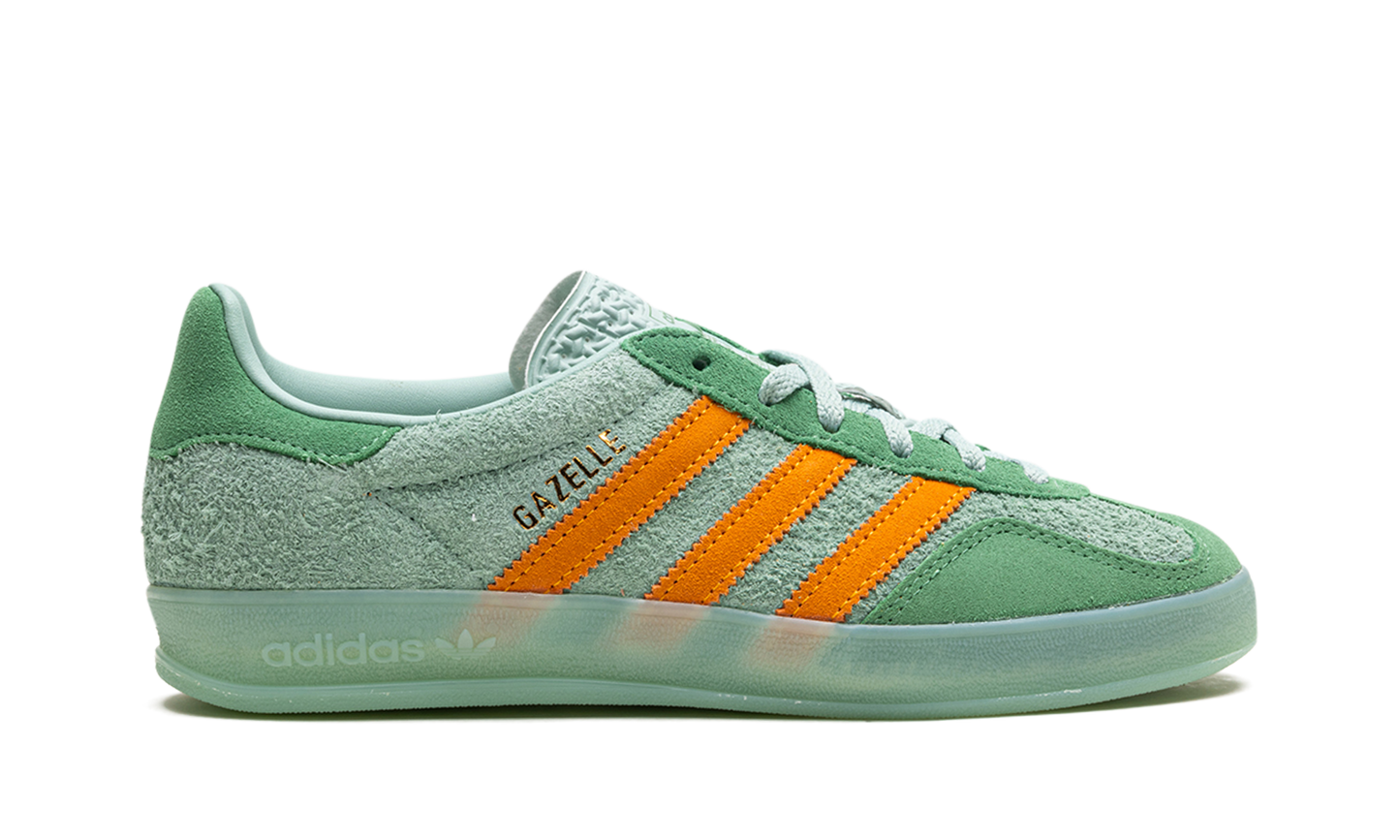 Adidas Gazelle Indoor WMNS "Hazy Green Crew Yellow" IG6783