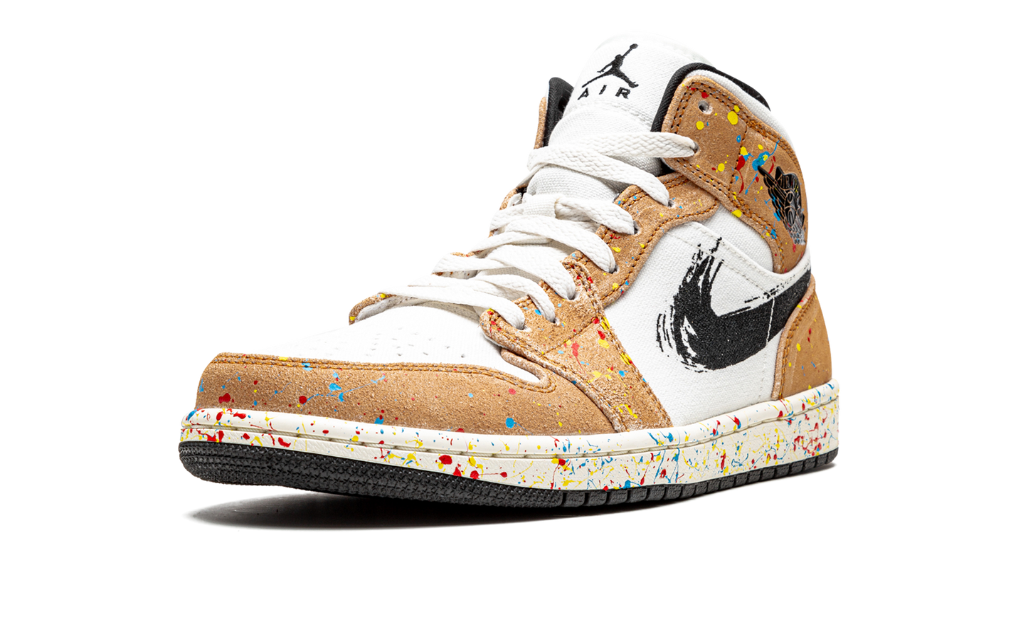 Air Jordan 1 Mid SE Brushstroke DA8005 100