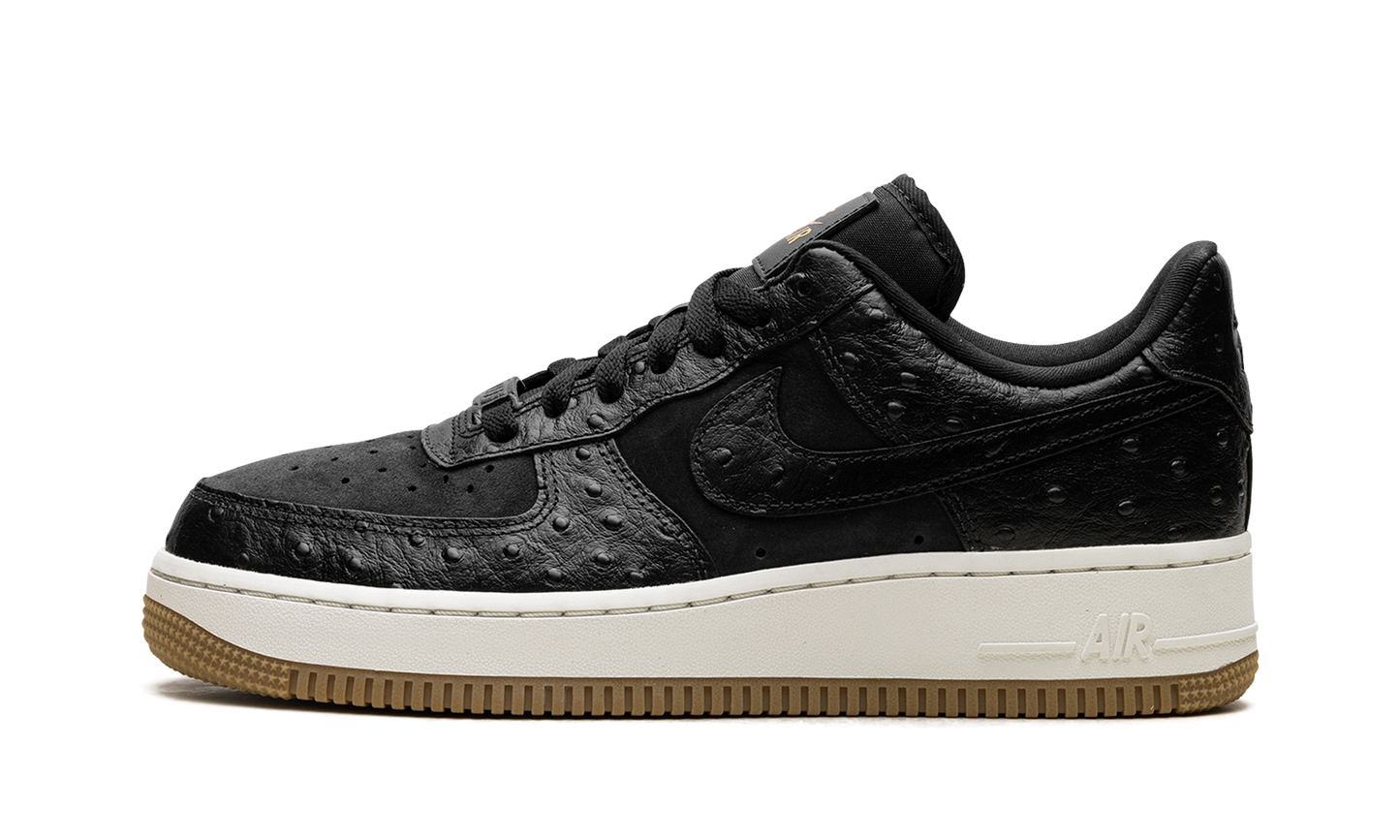 Nike Air Force 1 Low '07 WMNS Black Ostrich DZ2708 002