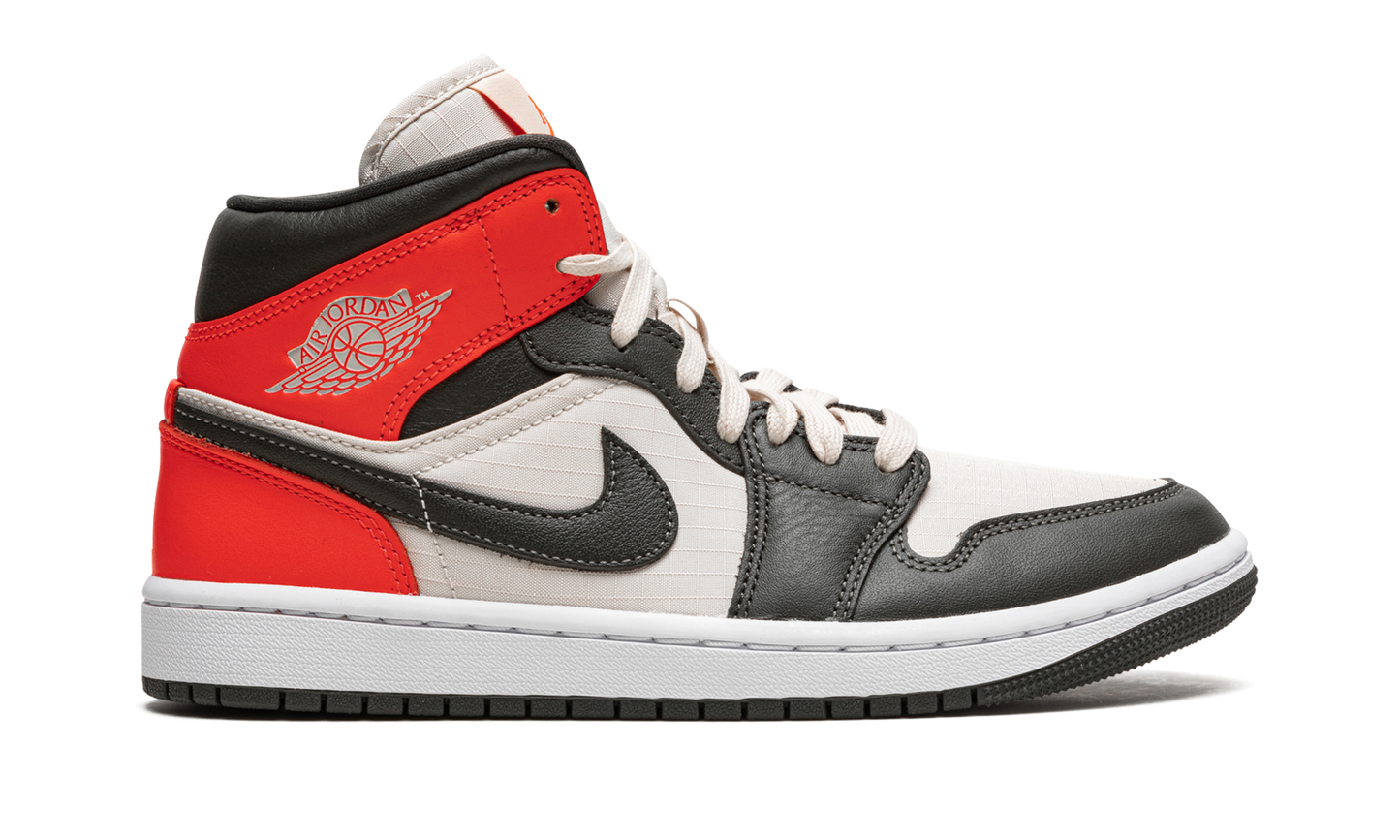 AIR JORDAN 1 MID SE WMNS Newsprint DQ6078 100