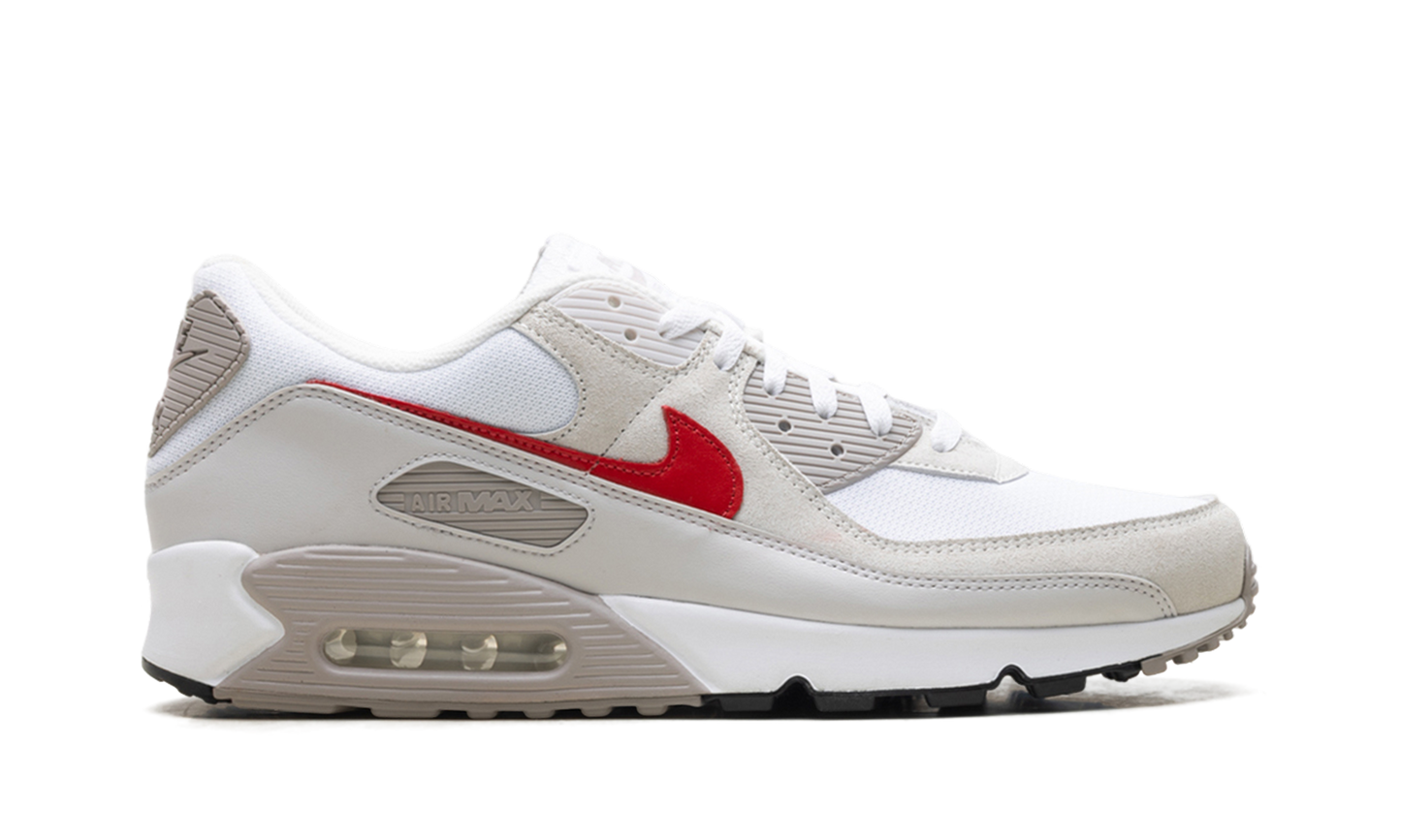 Nike Air Max 90 "White College Grey Vast Grey University Red" DM0029 113