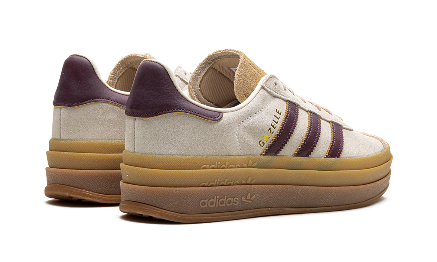 Adidas Gazelle WMNS "Cream White Maroon" JQ5127