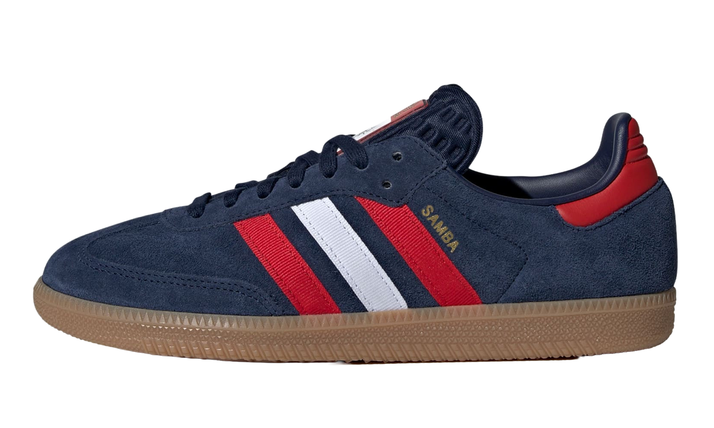 Adidas Samba OG "FIFA World Cup 2026 Night Indigo Scarlet" IH6828