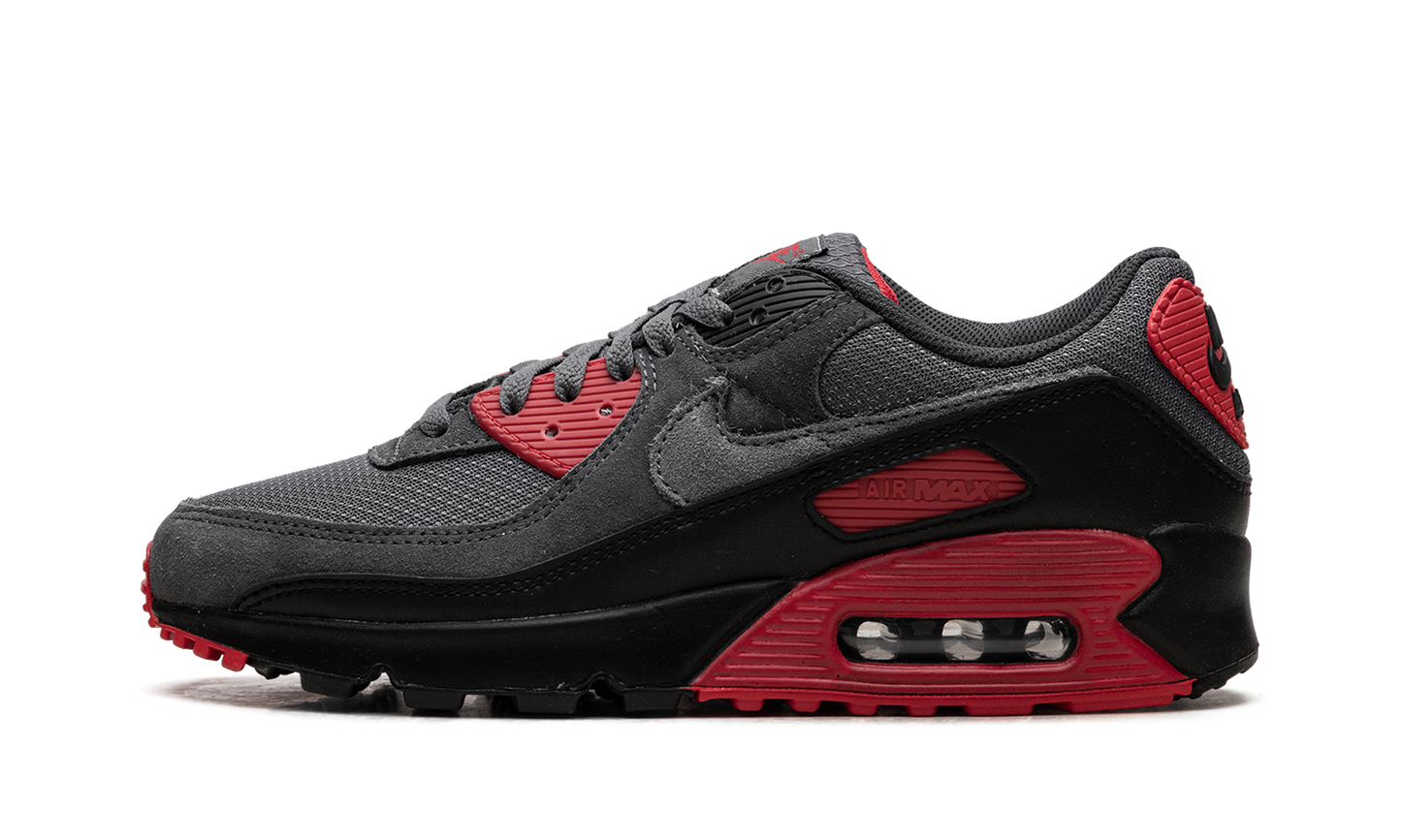 Nike Air Max 90 "Smoke Grey Fire Red" DM0029 007