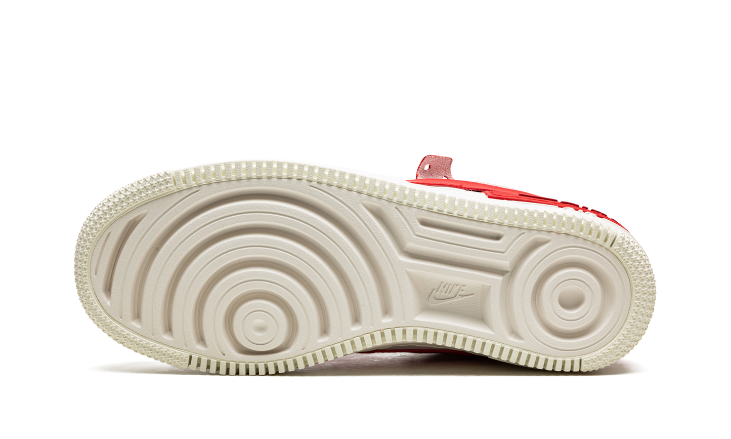 Nike AIR FORCE 1 LO SHADO MNS WMNS Red Cracked Leather CI0919 108