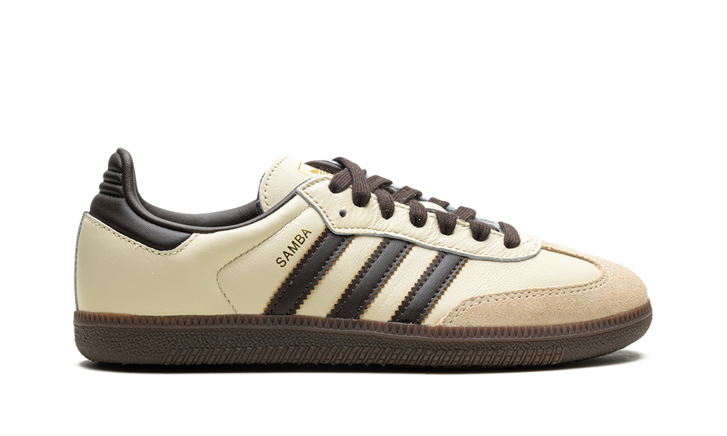 Adidas Samba OG "Cream White / Dark Brown" JR2660