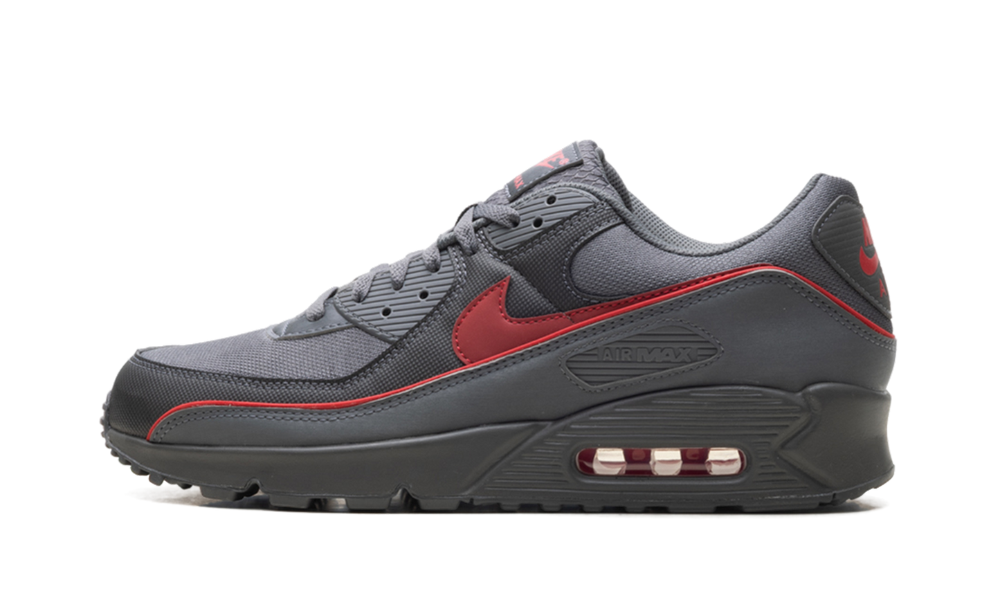 Nike Air Max 90 Premium "Iron Grey University Red" HV4517 001