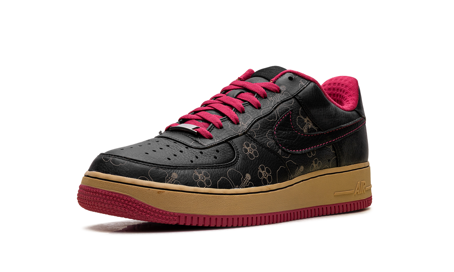 Nike Air Force 1 Premium '07 "Black/Black-Cerise-Metallic Gold" 315180 001