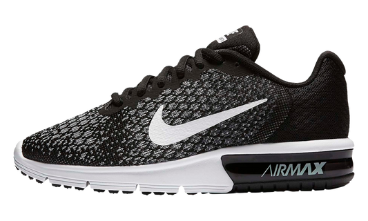 Nike Air Max Sequent 2 WMNS "Black White / Dark Grey" 852465 002