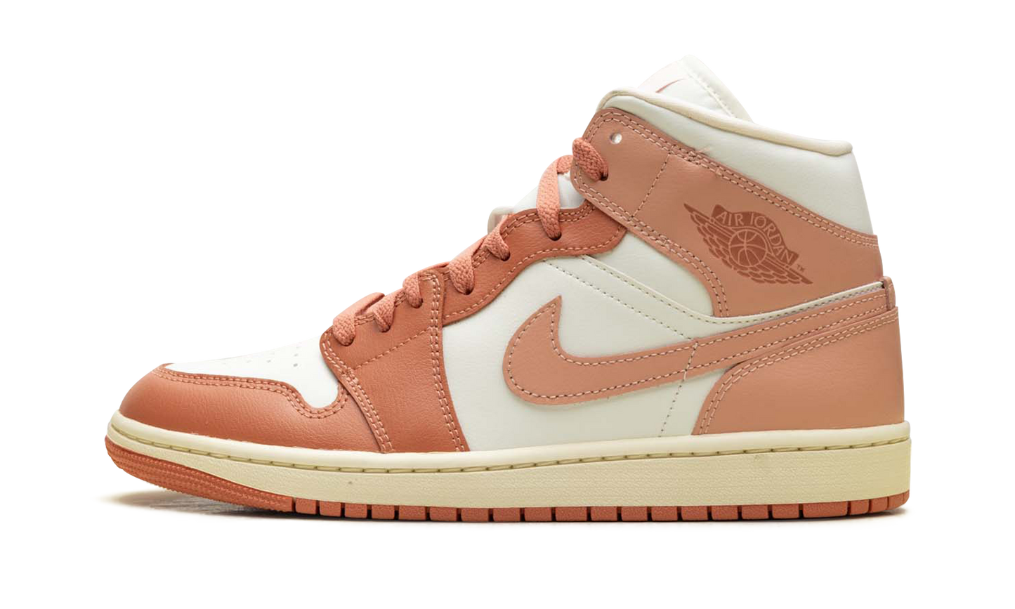 Air Jordan 1 Mid WMNS Madder Root BQ6472 180