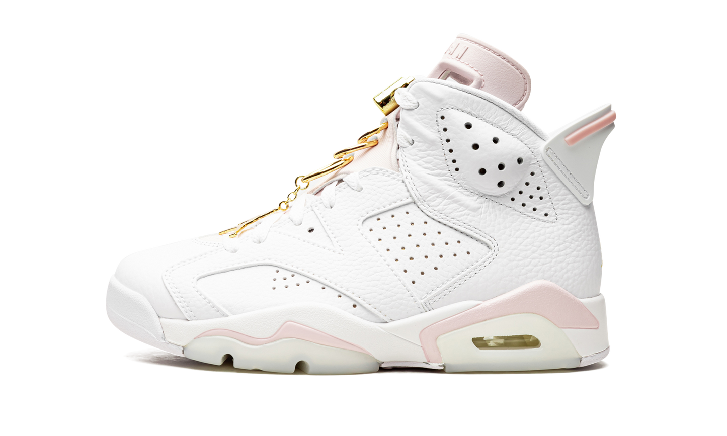 AIR JORDAN 6 WMNS Gold Hoops DH9696 100