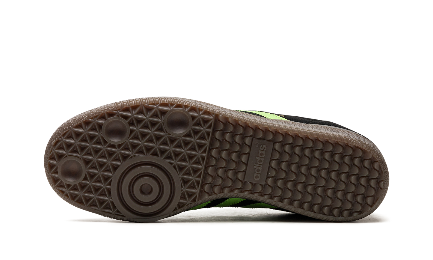 Adidas Samba Deco SPZL "Black / Lucid Lime" IF5738