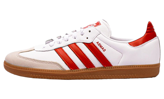 Adidas Samba OG WMNS "Off White Semi Lucid Red Gum" KI2704
