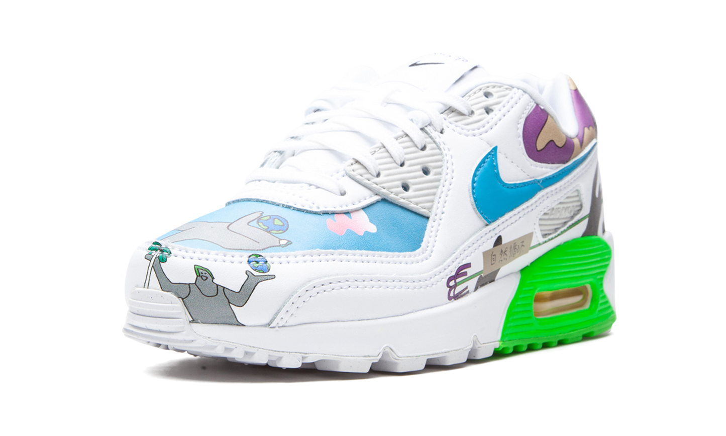 Nike Flyleather Air Max 90 QS "Ruohan Wang" CZ3992 900